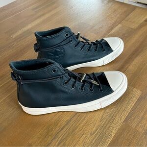 Converse Water Repellent CTAS HI Black High-Top Sneakers Size W8